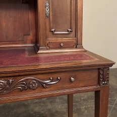 Antique French Walnut Louis XVI Wall Desk