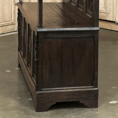 19th Century French Gothic Hall Bench