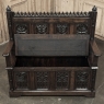 19th Century French Gothic Hall Bench