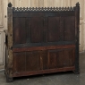 19th Century French Gothic Hall Bench