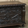 PAIR 19th Century French Gothic Revival Trunks ~ Blanket Chests