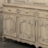 Grand Antique Country French Buffet in Stripped Oak