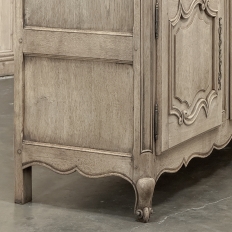 Grand Antique Country French Buffet in Stripped Oak