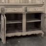 Grand Antique Country French Buffet in Stripped Oak