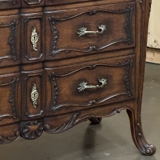 19th Century French Louis XIV Marble Top Commode ~ Chest of Drawers