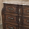 19th Century French Louis XIV Marble Top Commode ~ Chest of Drawers