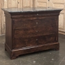 19th Century French Louis Philippe Period Mahogany Marble Top Commode