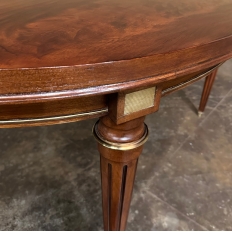 Antique French Louis XVI Mahogany Oval Dining Table