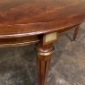 Antique French Louis XVI Mahogany Oval Dining Table