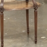 Antique French Louis XVI Walnut 2-Tiered Tea Table