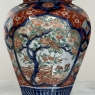 Pair 19th Century Meiji Period Japanese Imari Lidded Urns