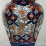 Pair 19th Century Meiji Period Japanese Imari Lidded Urns