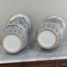 Pair 19th Century Hand-Painted Chinese Vases