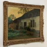 Antique Framed Oil Painting on Canvas by Omer Coppens (1864–1926)