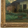 Antique Framed Oil Painting on Canvas by Omer Coppens (1864–1926)