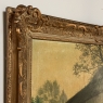 Antique Framed Oil Painting on Canvas by Omer Coppens (1864–1926)