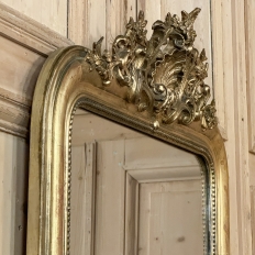 19th Century French Napoleon III Period Giltwood Mirror