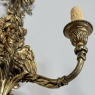 Pair Antique French Louis XVI Bronze Wall Sconces