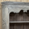 18th Century French Country Louis XIV Open Whitewashed Bookcase ~ Bibliotheque