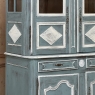 18th Century Country French Painted Bookcase ~ China Buffet