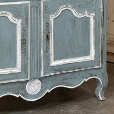 18th Century Country French Painted Bookcase ~ China Buffet