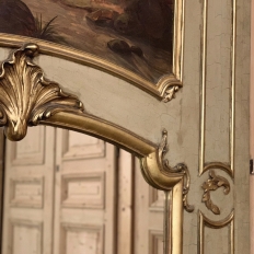 Trumeau ~ 19th Century French Louis XV Painted and Gilded