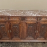 19th Century French Neoclassical Louis XVI Marble Top Buffet ~ Credenza