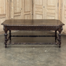 19th Century French Renaissance Library Table