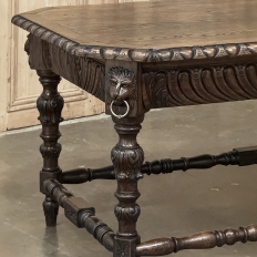 19th Century French Renaissance Library Table