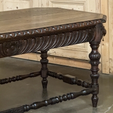 19th Century French Renaissance Library Table