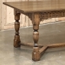 Antique Rustic Oak Dining Table