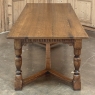 Antique Rustic Oak Dining Table