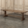 Rustic Trestle Dining Table in Solid Oak