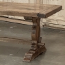 Rustic Trestle Dining Table in Solid Oak