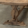 Rustic Trestle Dining Table in Solid Oak