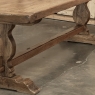 Rustic Trestle Dining Table in Solid Oak