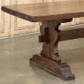 Rustic Trestle Dining Table in Solid Oak