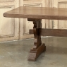 Rustic Trestle Dining Table in Solid Oak