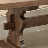 Rustic Trestle Dining Table in Solid Oak