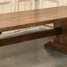 Rustic Trestle Dining Table in Solid Oak