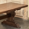 Rustic Trestle Dining Table in Solid Oak