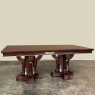 Antique French Empire Mahogany Double Pedestal Dining ~ Conference Table