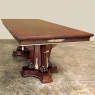 Antique French Empire Mahogany Double Pedestal Dining ~ Conference Table