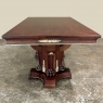 Antique French Empire Mahogany Double Pedestal Dining ~ Conference Table