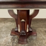 Antique French Empire Mahogany Double Pedestal Dining ~ Conference Table