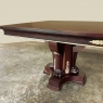 Antique French Empire Mahogany Double Pedestal Dining ~ Conference Table