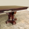 Antique French Empire Mahogany Double Pedestal Dining ~ Conference Table