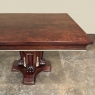 Antique French Empire Mahogany Double Pedestal Dining ~ Conference Table