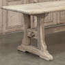 Rustic Antique Trestle Table ~ Dining Table in Stripped Oak