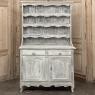 19th Century Country French Whitewashed Vaisselier ~ Buffet ~ Cupboard